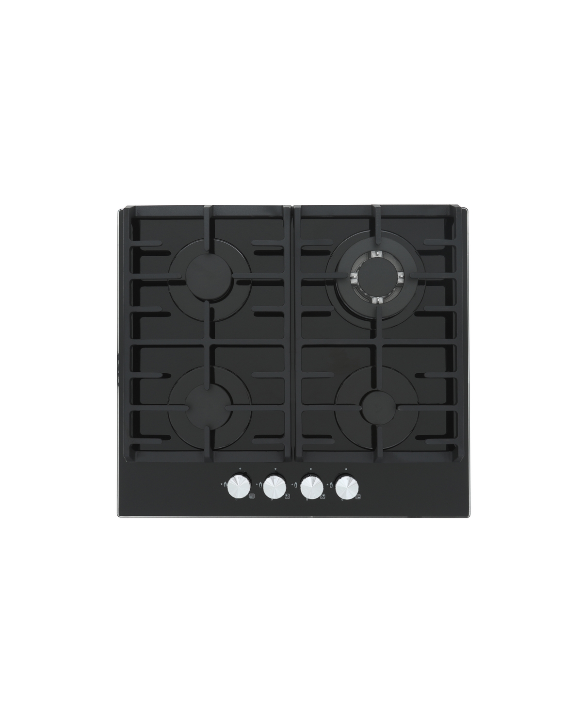 Built in Glass on Gas Hob - Black image of Built in Glass on Gas Hob - Black