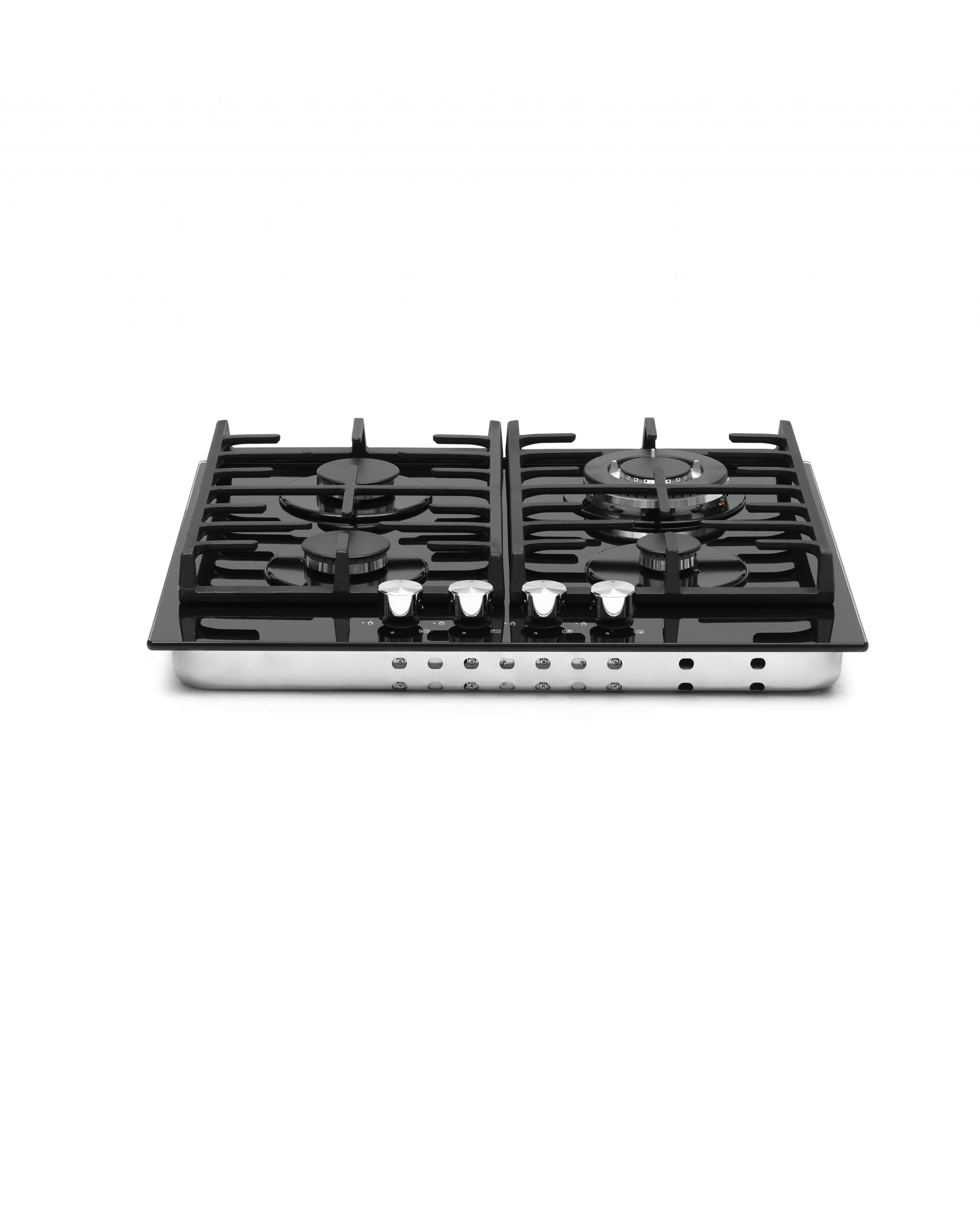 Built in Glass on Gas Hob - Black image 2